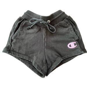 Champion Reverse Weave Black Shorts - Size XS